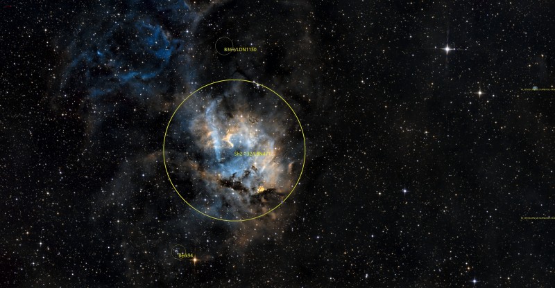 Sh2_132_SVBony_SV555_apo_QHYminiCam8M_SHO_2700_grad_SN0_S1_SCNR_SN2_S3_deconv_satu_recompo_annot.jpg