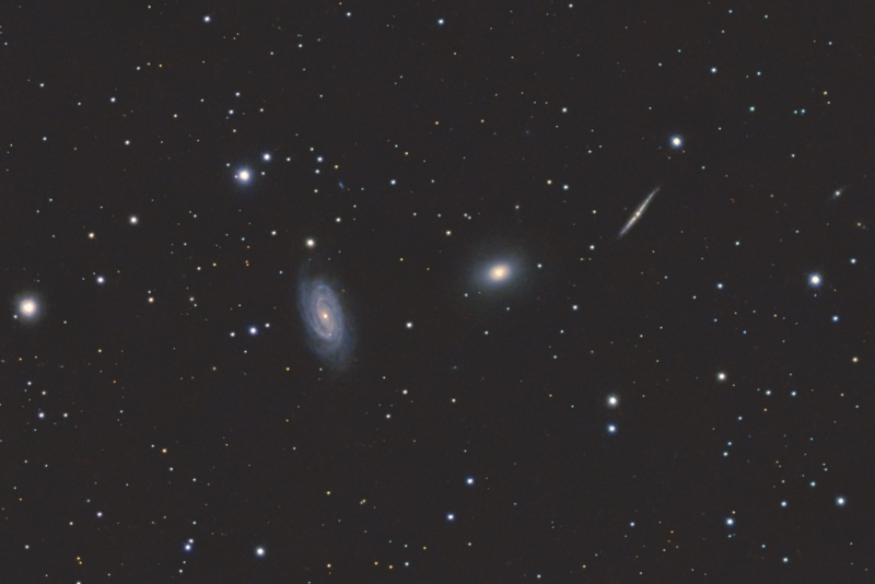 Le crop sur les galaxies