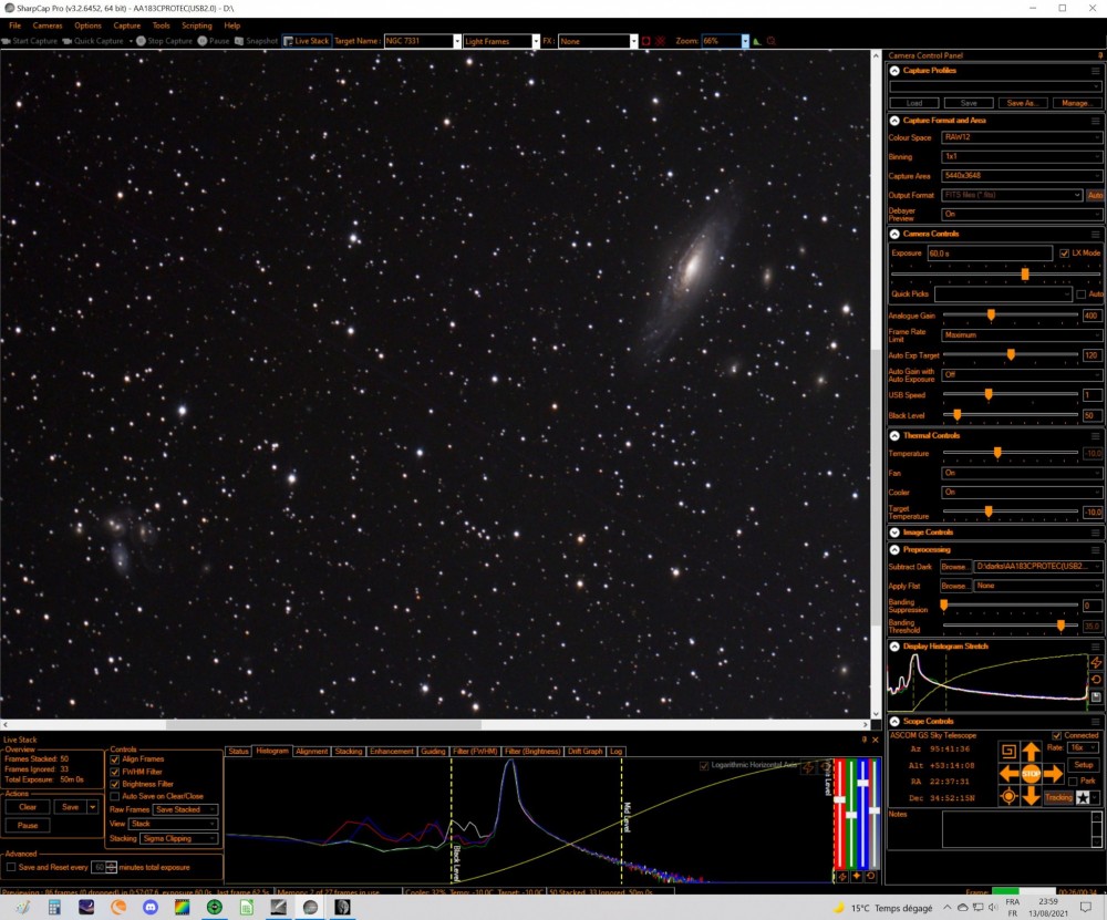 Capture NGC 7331 50min.JPG
